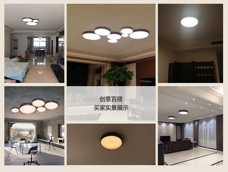 新特丽 led灯现代简约灯具灯饰客厅餐厅吸顶灯卧室吸顶灯艺术灯饰