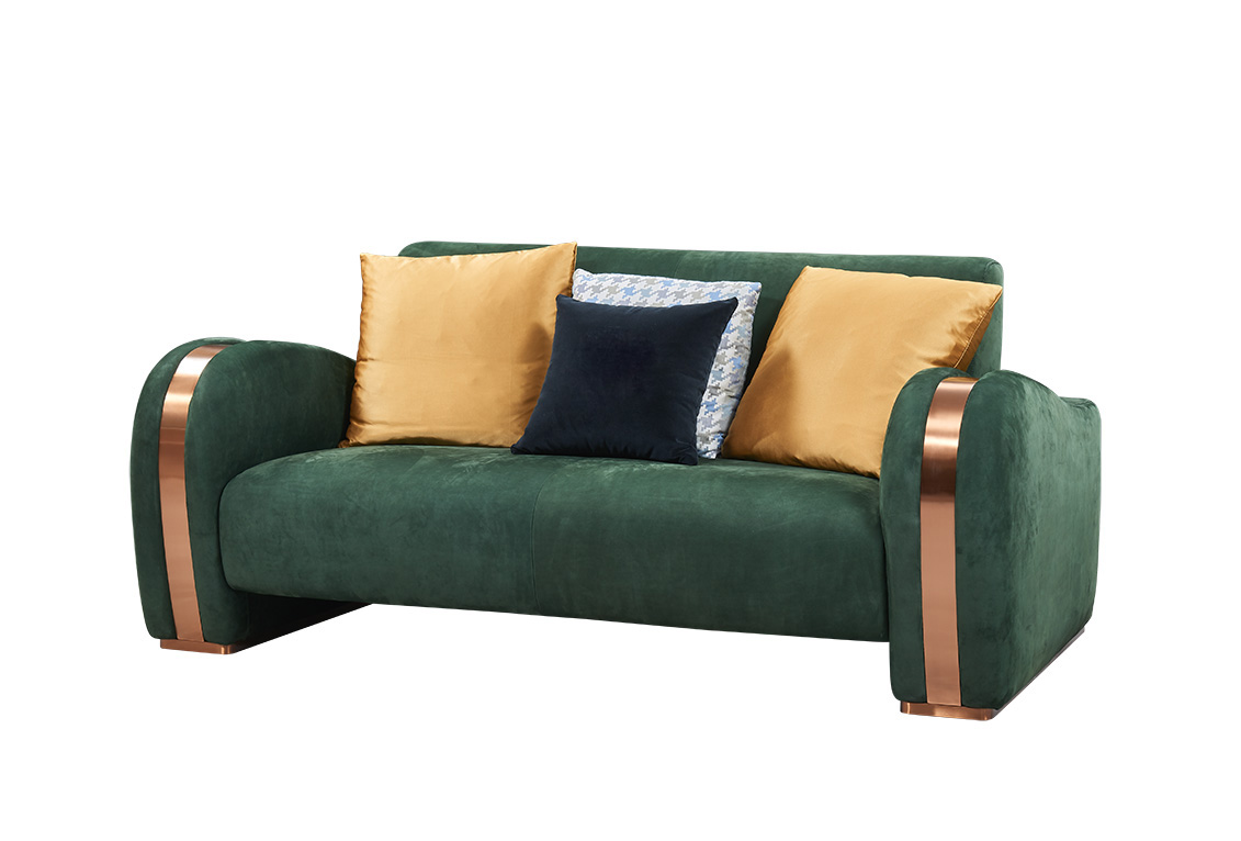 慢活乐趣 现代轻奢真皮奢华巴里巴夏三人沙发