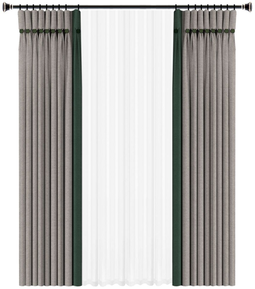 大美居 现代布窗帘-窗帘-2022美间(软装设计采购助手)