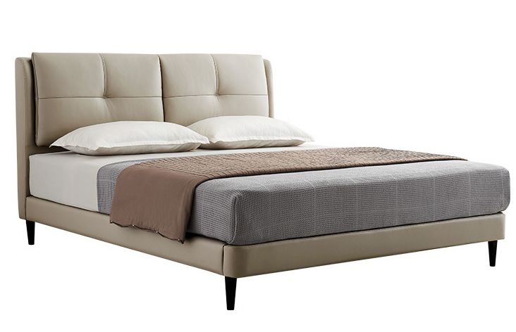 芝华仕 现代双层靠包奢华双人床