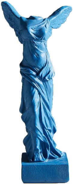 北欧抽象石膏维纳斯雕像小摆件胜利女神人物样板间办公室家居摆设