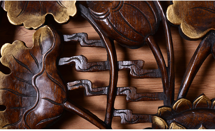 雕花挂板墙饰手工装饰品镂空木雕壁饰-装置画-2021美间(软装设计采购