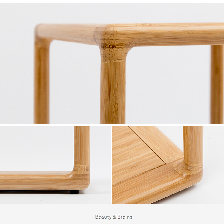 竹老表花架h01花几楠竹榫卯工艺边几中式日式角几小方几花瓶架