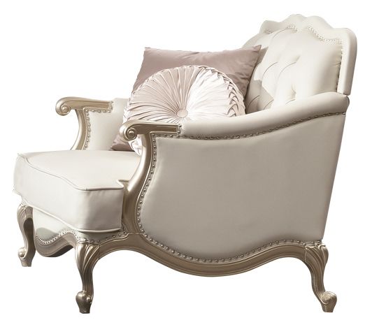 雅居格 美式轻奢皮艺实木客厅单人沙发