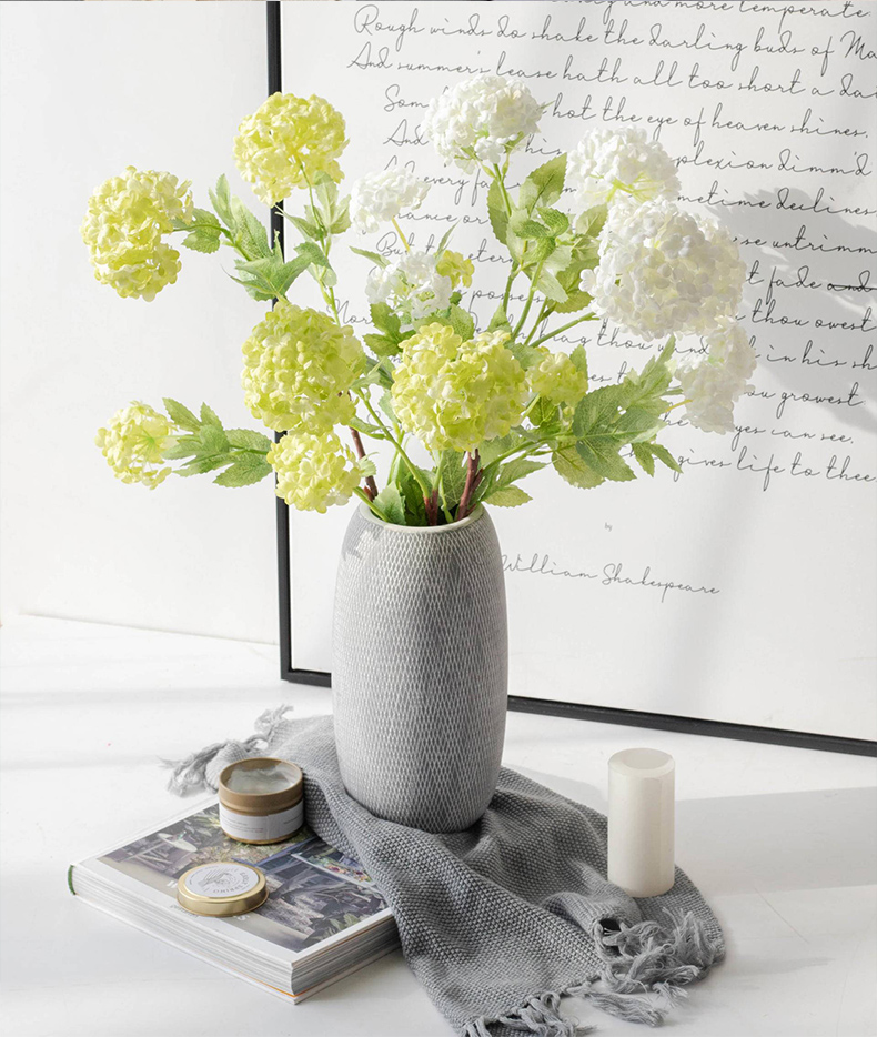 南十字星 现代仿真花小绣球摆放花艺