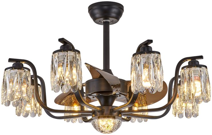 凯萨罗灯 现代家用变频大风力轻奢风扇吊灯