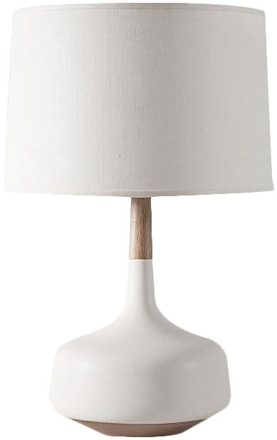 凯丽的灯 现代白色卧室床头台灯