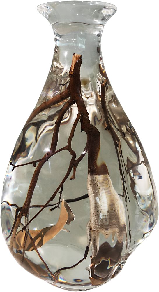 铂晶艺术 新中式铂晶瓶花器