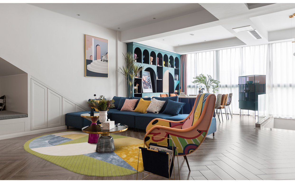 毯者 北欧高端手工羊毛加丝地毯-商品-美间(软装设计采购助手)