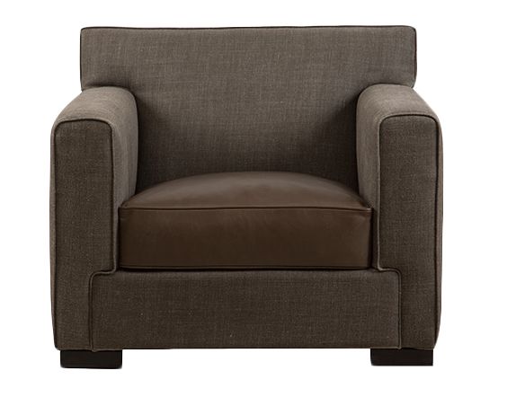 tao源于美国 nova进口头层牛皮单人沙发 高密度海绵休闲皮沙发