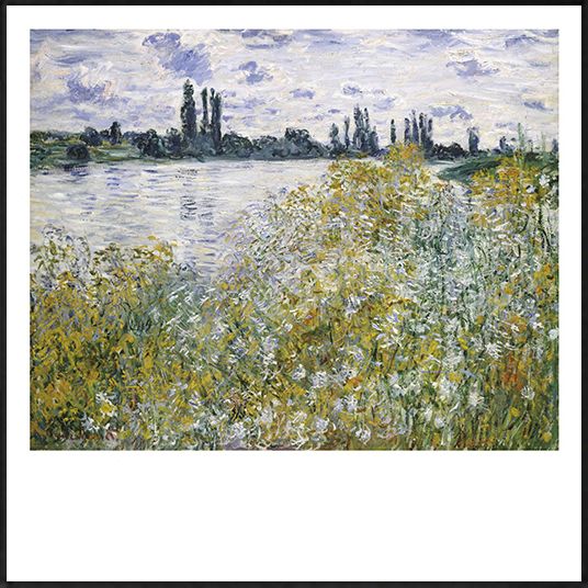 鳟鱼 现代风景正方形奈日出印象油画