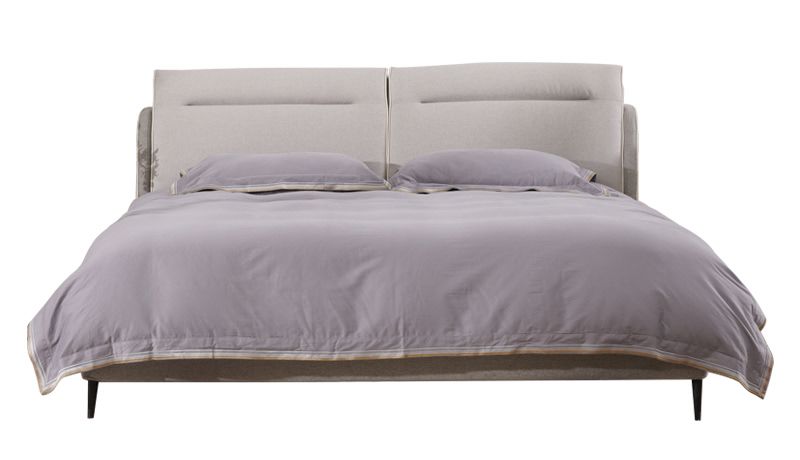 aris爱依瑞斯 现代卧室家具布艺床软靠包双人床