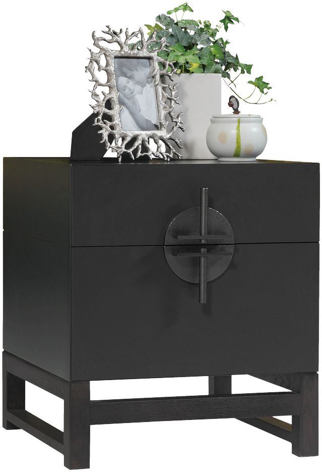 蓝尚新中式床头柜