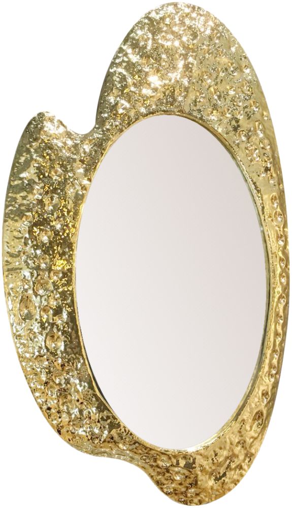 那特 新中式黄铜镜子