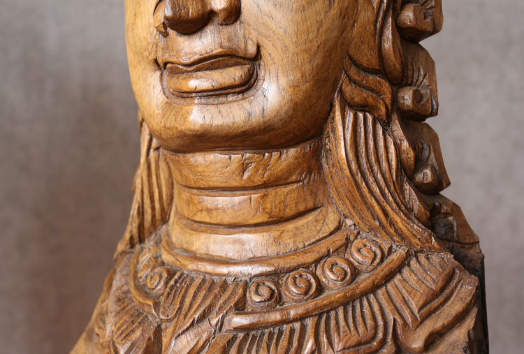 佛头浮雕桌面装饰摆件