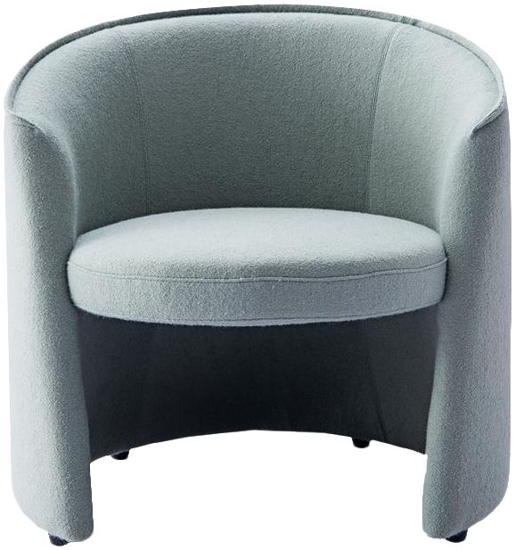 汉格家具 现代灰色高品质高密度海绵大众休闲椅