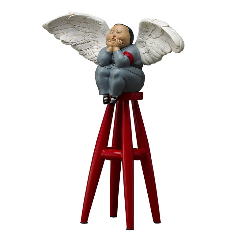 稀奇艺术限量雕塑摆件瞿广慈作品《最天使-坤》配精美礼物盒