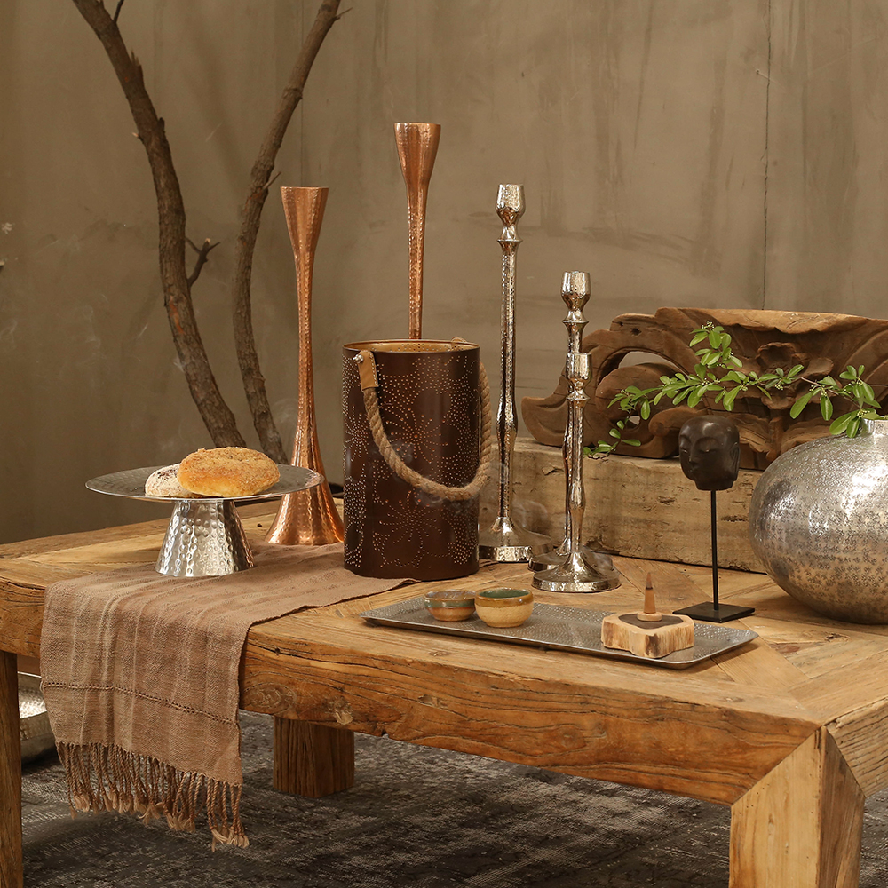 视觉味道复古手工制作新中式样板房金属摆件饰品 特惠清仓