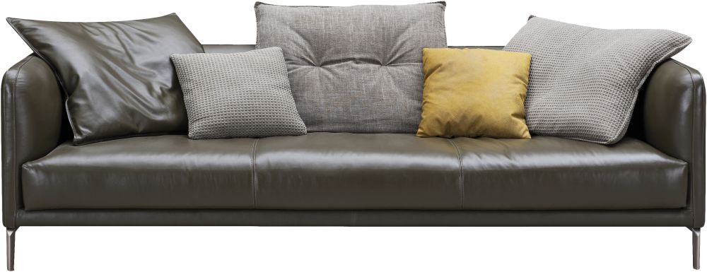 黛柏睿现代黑色三人沙发-三人沙发-2022美间(软装设计采购助手)