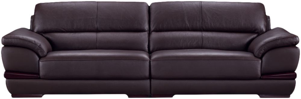 米洛 现代真皮多人沙发