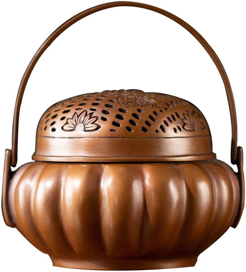 朱炳仁铜 新中式连年如意炉香薰炉香薰炉2021美间（软装设计采购助手）