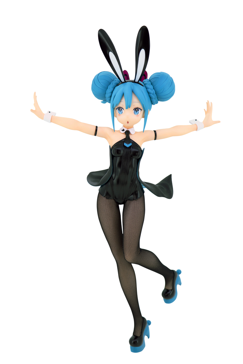 bilibili 现代初音未来兔女郎黑兔景品手办摆件