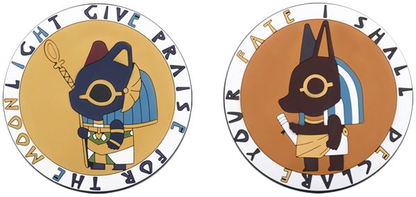 大英博物馆 现代埃及萌神系列杯垫防滑隔热2件套创意礼物餐垫