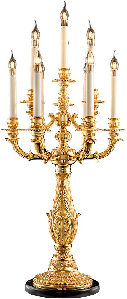 雷力灯饰 法式金色落地灯