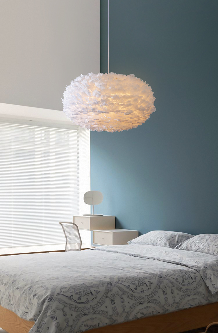 摩灯时代 光艺造家 modern 北欧风羽毛温馨浪漫创意个性网红ins灯饰