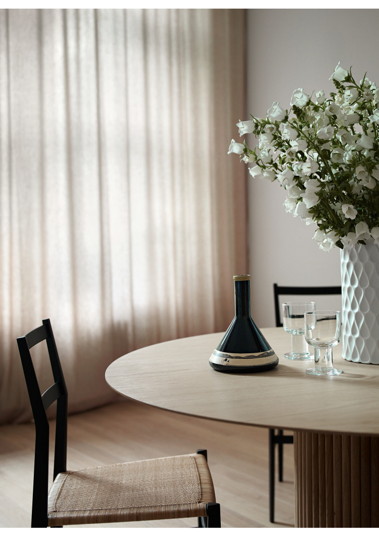 woodset 北欧风丹麦圆餐台侘寂风实木设计师ins风餐桌-商品-美间(软装