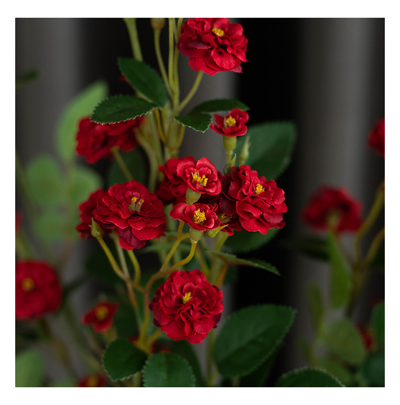 南十字星 现代仿真花ins小蔷薇摆放花艺