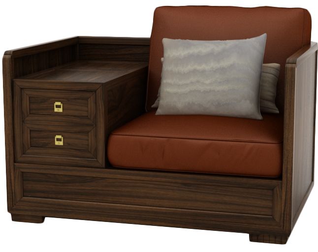 檀境厚德单人沙发