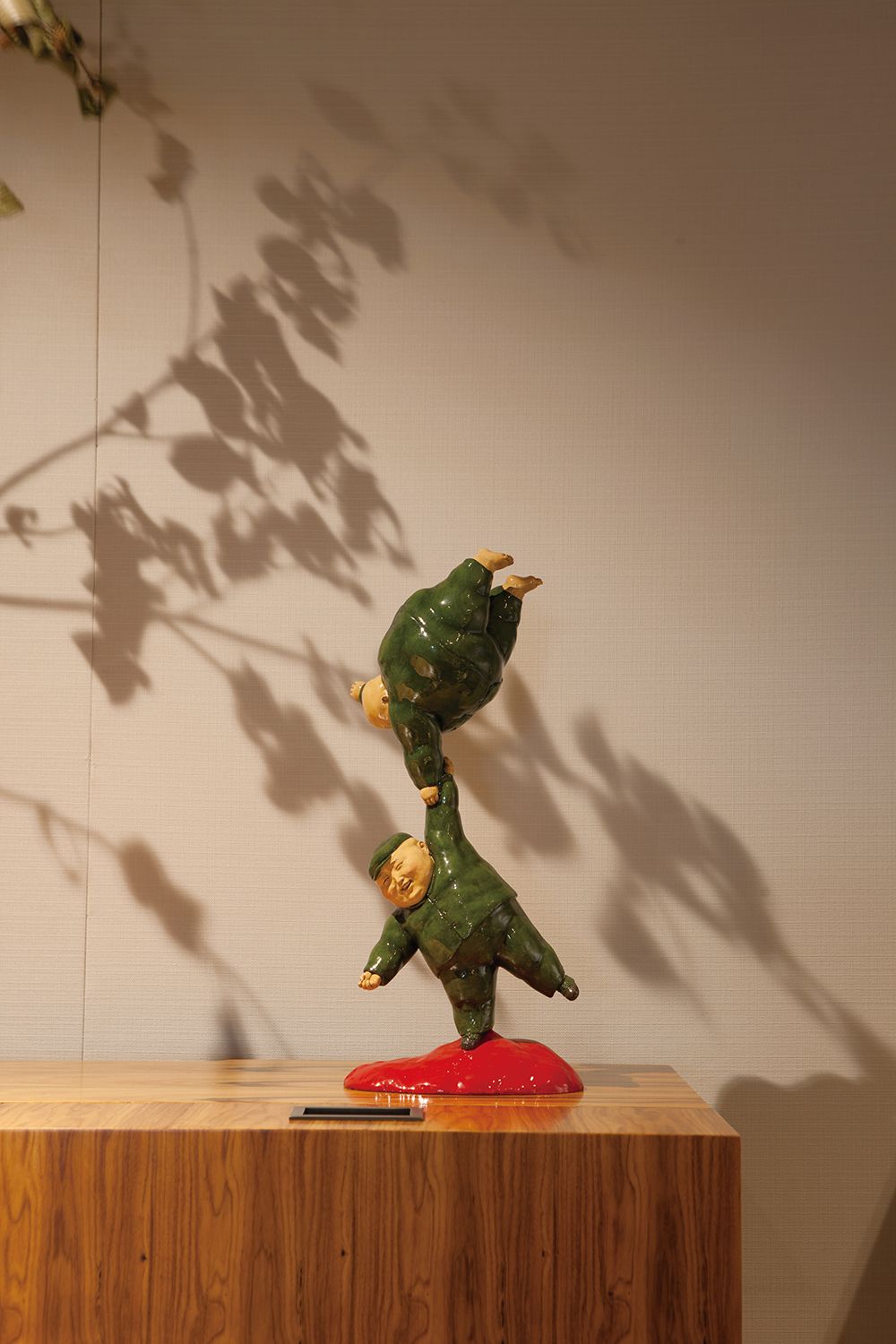 稀奇艺术限量玻璃钢雕塑瞿广慈《鸡犬升天》现代生肖桌面摆件饰品美间设计