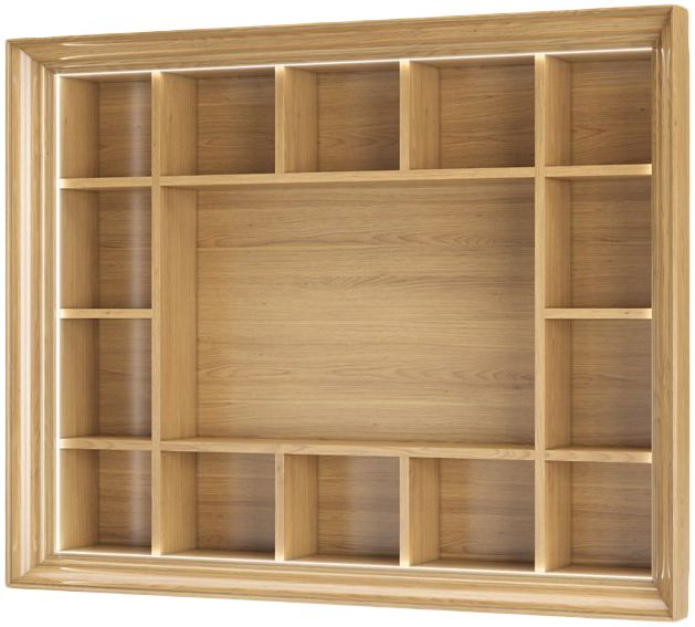 dwfi 现代木材书柜