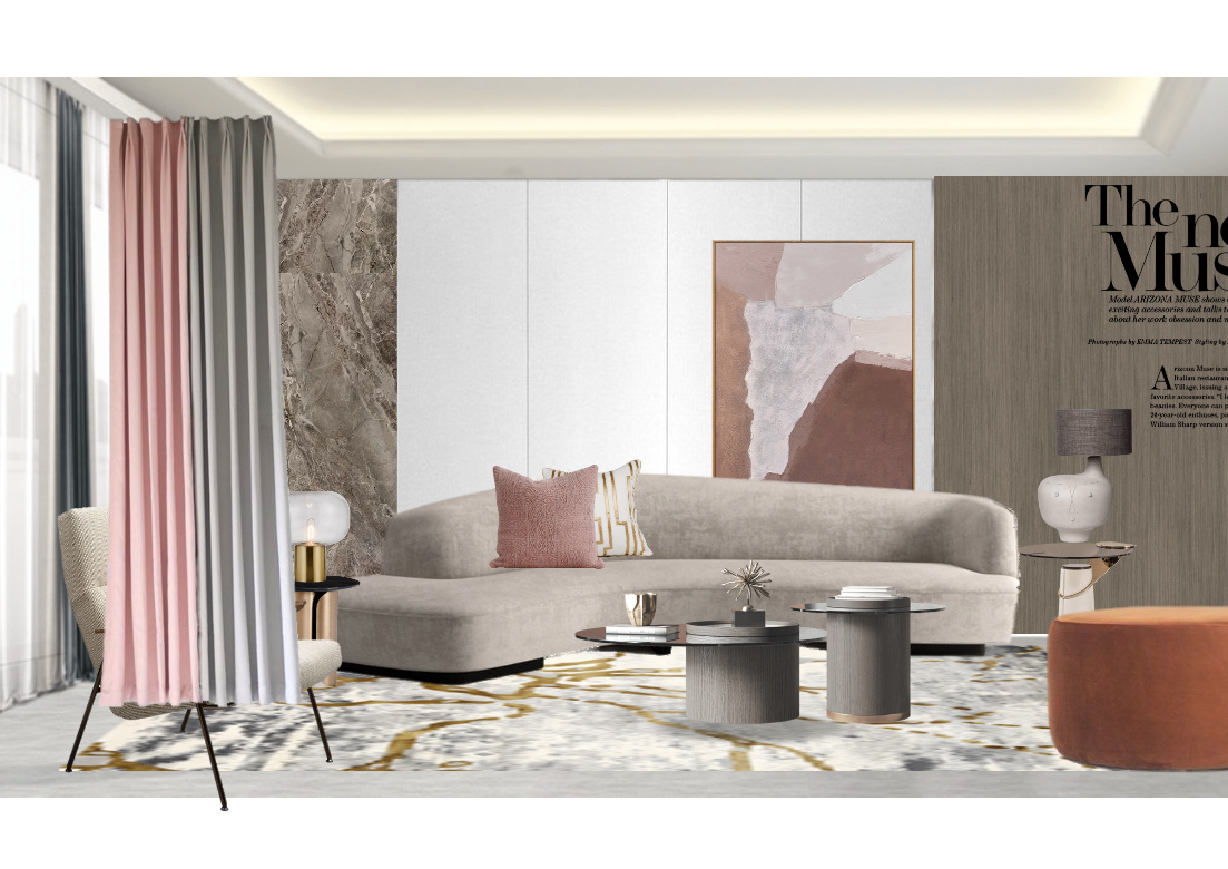 天空树墙布窗帘客厅方案2020-10-2-美间设计