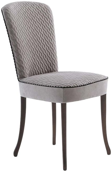 无问 现代意大利vf同款真皮实木餐椅