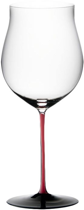 黑领结红黑脚杆波尔多黑皮诺水晶红酒杯-酒具-2021美间(软装设计采购