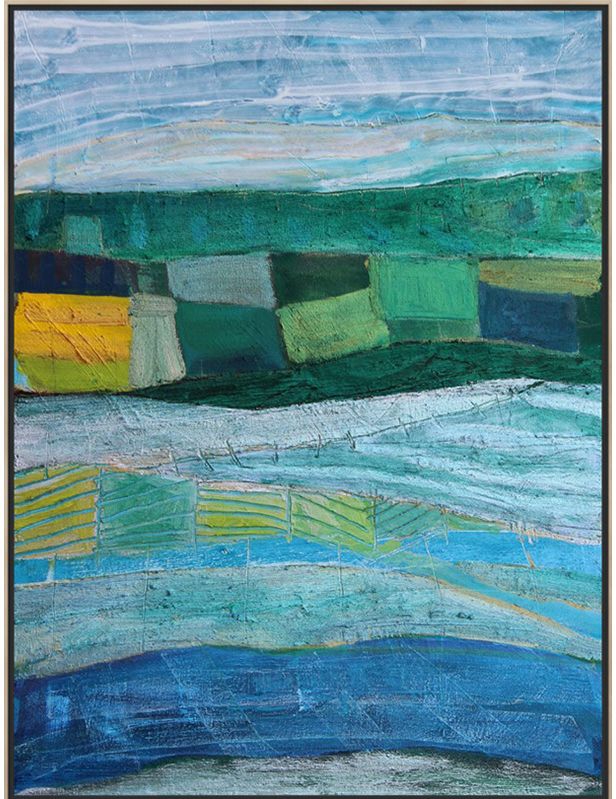 画作客厅风景自然风光抽象画