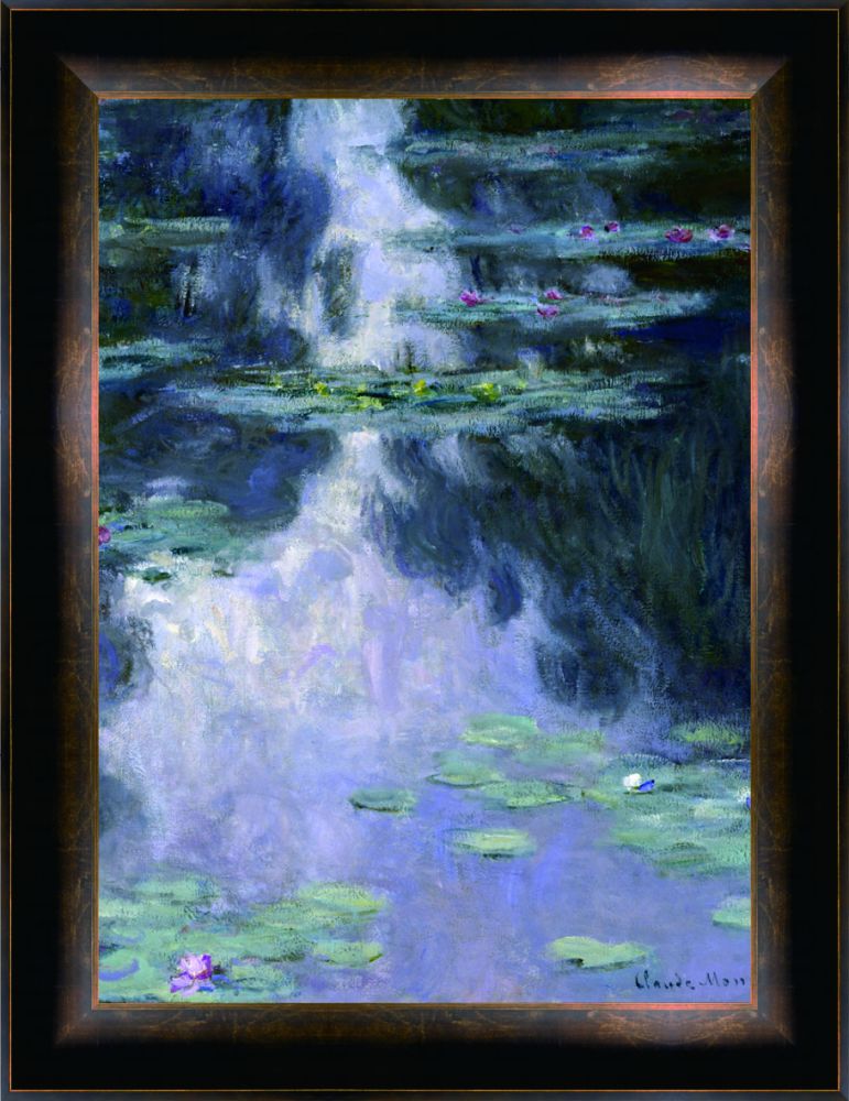 欧森美吉欧式名画-莫奈《睡莲》417180-艺术喷绘-2022美间(软装设计