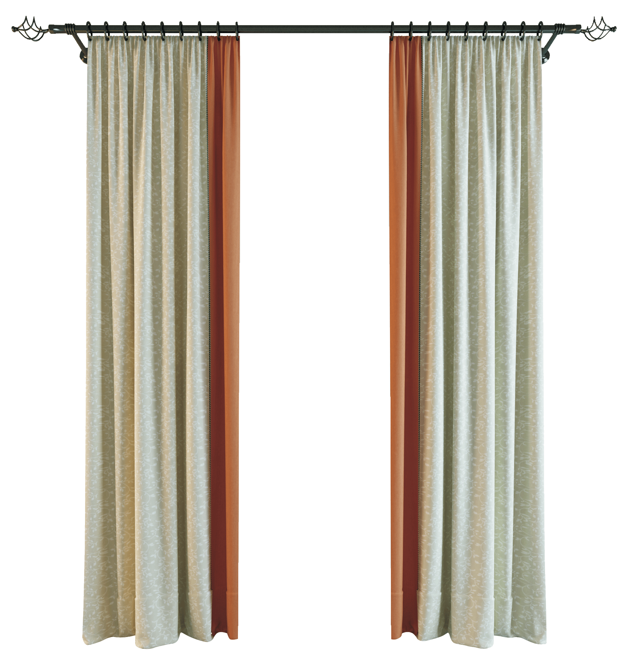 印象派 北欧雅趣混纺窗帘