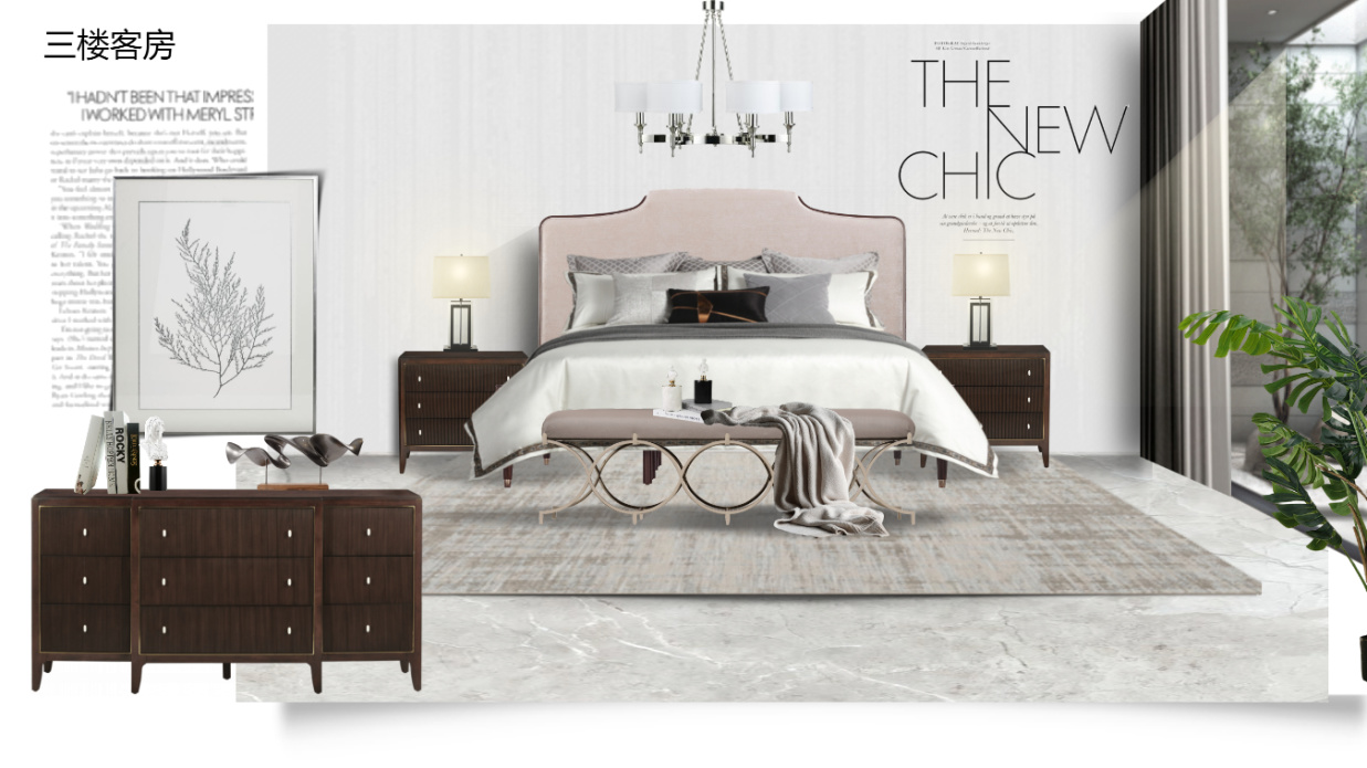 客房一-美间设计