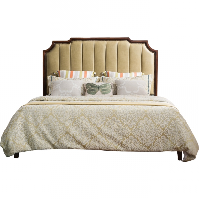 圣蒂斯堡 美式实木床真皮主卧双人床