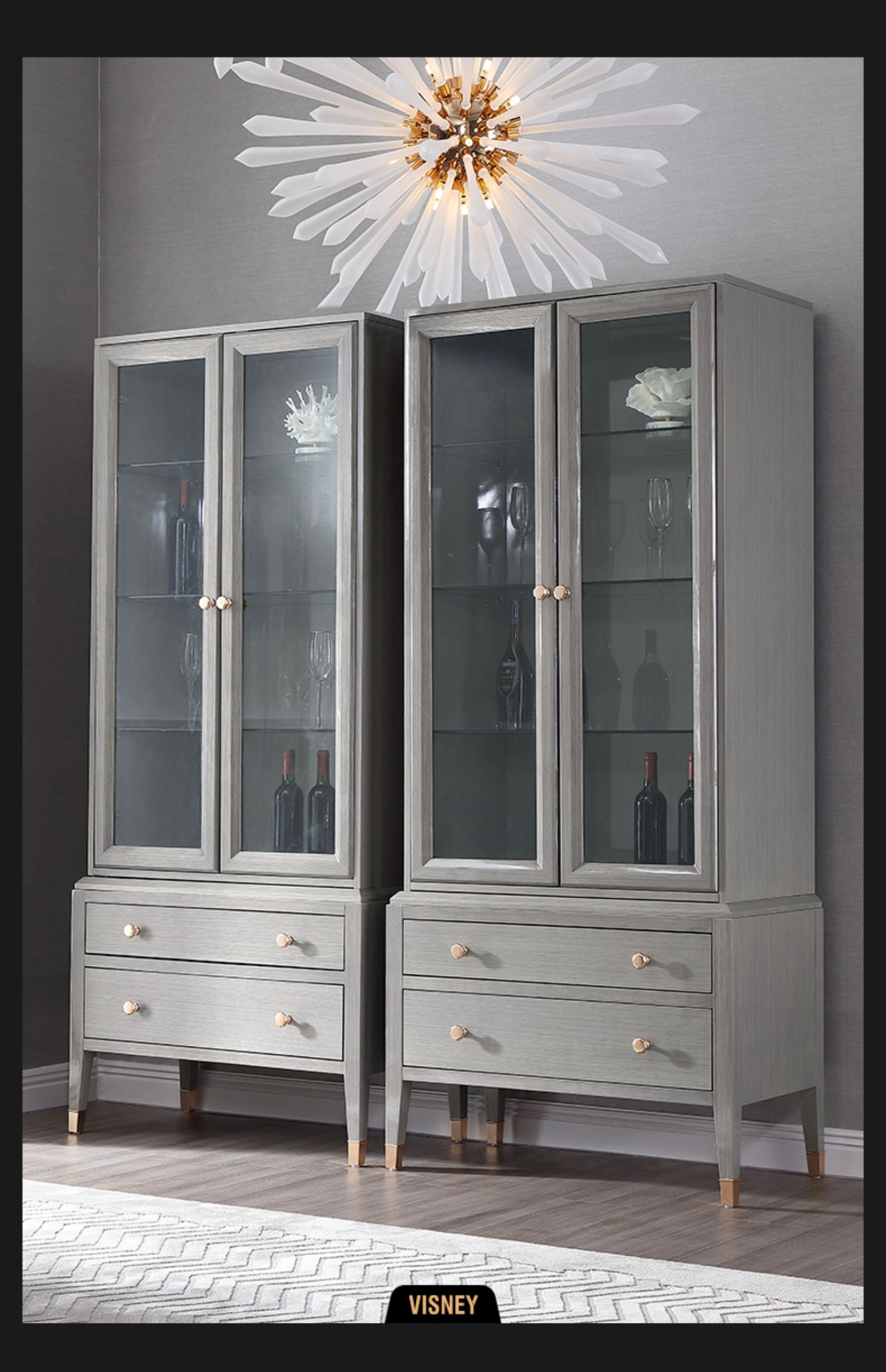 卫诗理 美式轻奢实木酒柜-酒柜-2021美间(软装设计采购助手)