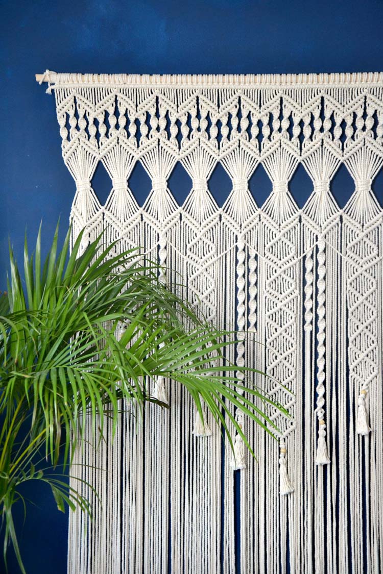 流星雨】那一挂手工编织挂毯门帘隔断婚礼民宿样板房装饰 定做