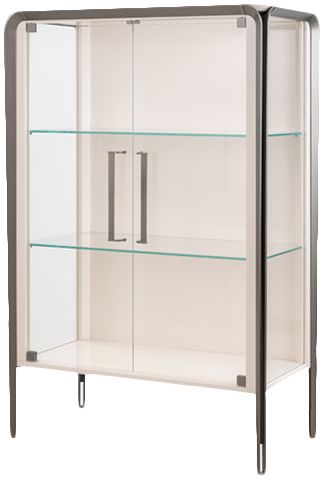 adct家居 现代玻璃门靠墙轻奢风高柜定制展柜-展柜-2022美间(软装设计