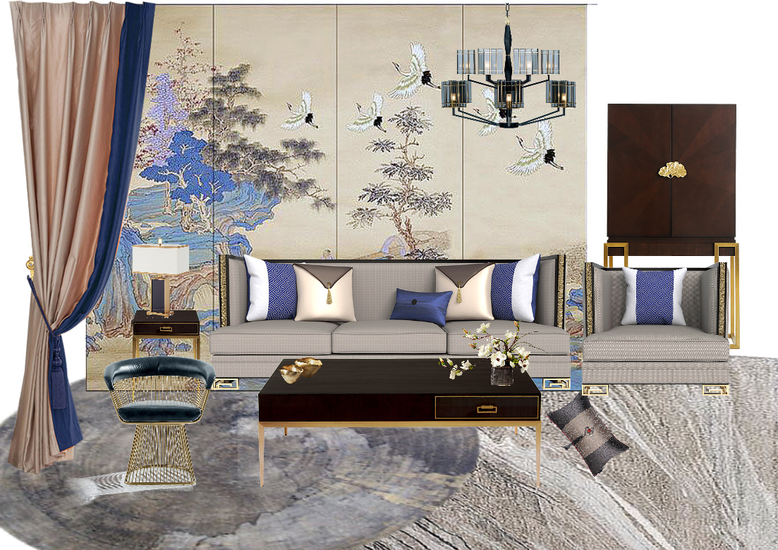 新中式-南院书香-美间设计