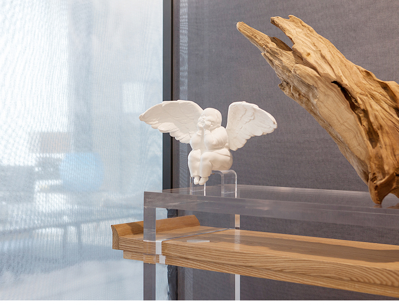 稀奇艺术桌面摆件艺术家瞿广慈《彩虹天使-霓》雕塑天使饰品