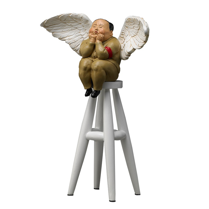 稀奇艺术天使造型桌面摆件艺术家瞿广慈《最天使-乾》雕塑礼品-单品-