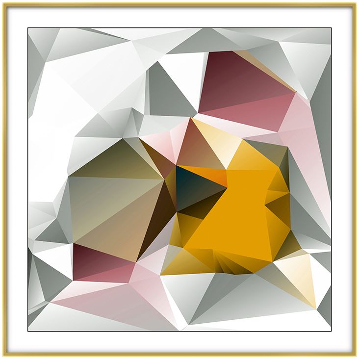 美锦印象 现代锦尚晶瓷创意抽象几何抽象画-抽象画-2021美间(软装设计