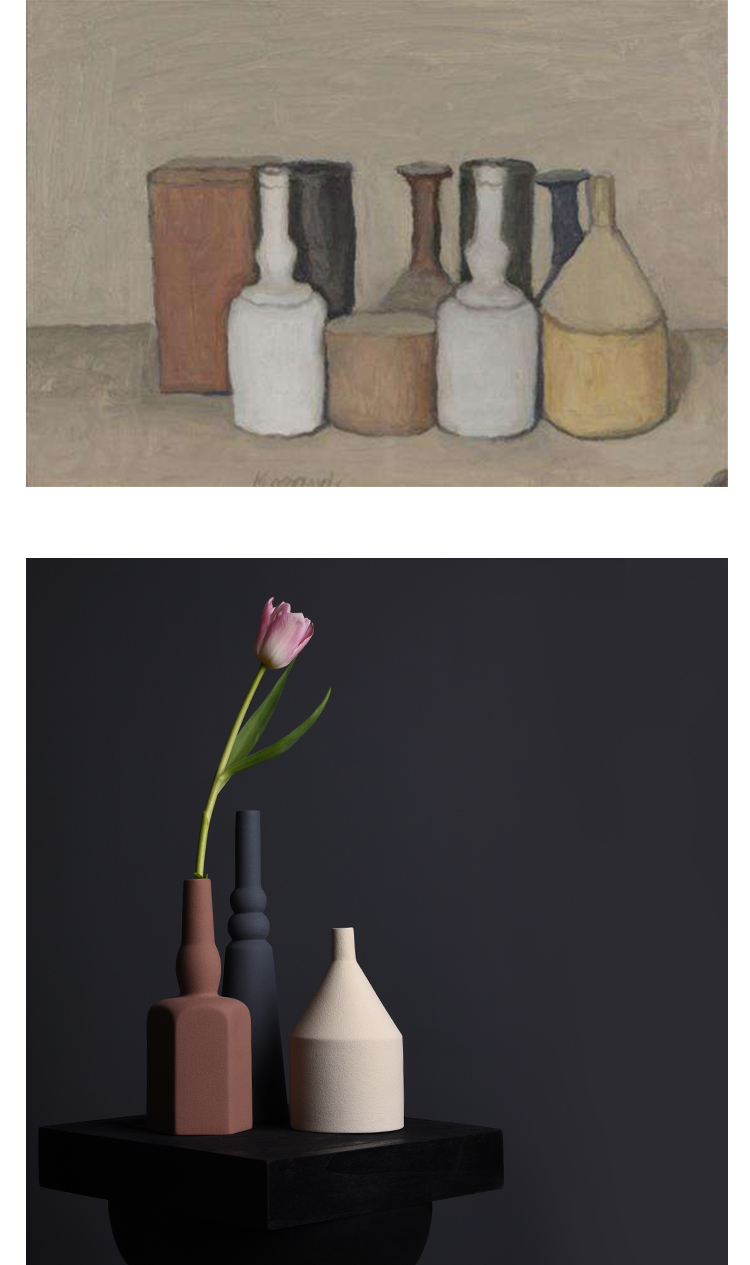 urff deco|morandi vase set莫兰迪花瓶陶瓷植物花器插花装饰摆件